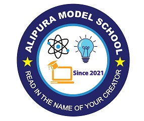 Alipura Model School logo